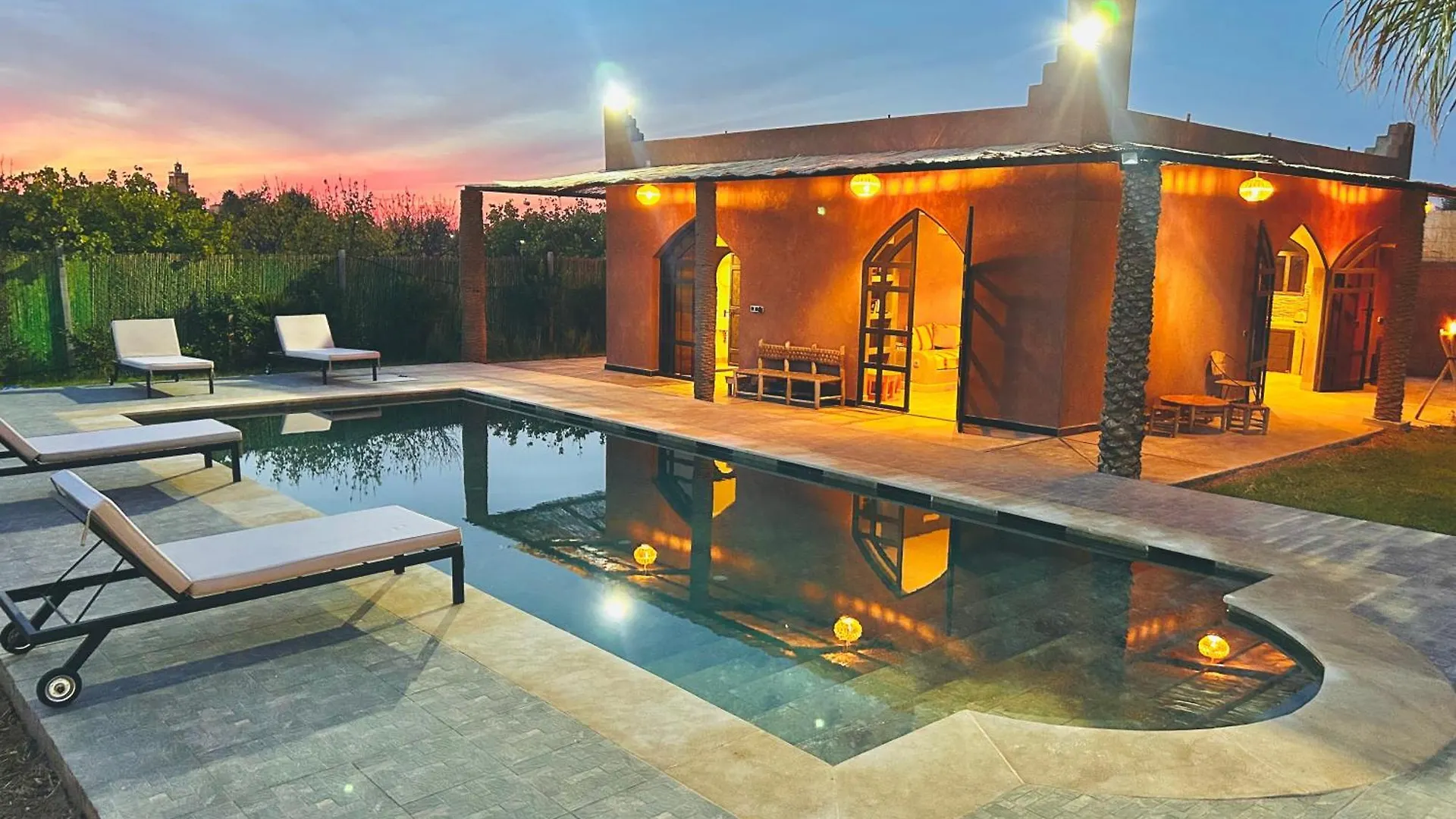 Villa Piscine Privee Sans Vis A Vis , Vue Superbe , Proche Centre - Fibre Optique Wifi Marrakesh