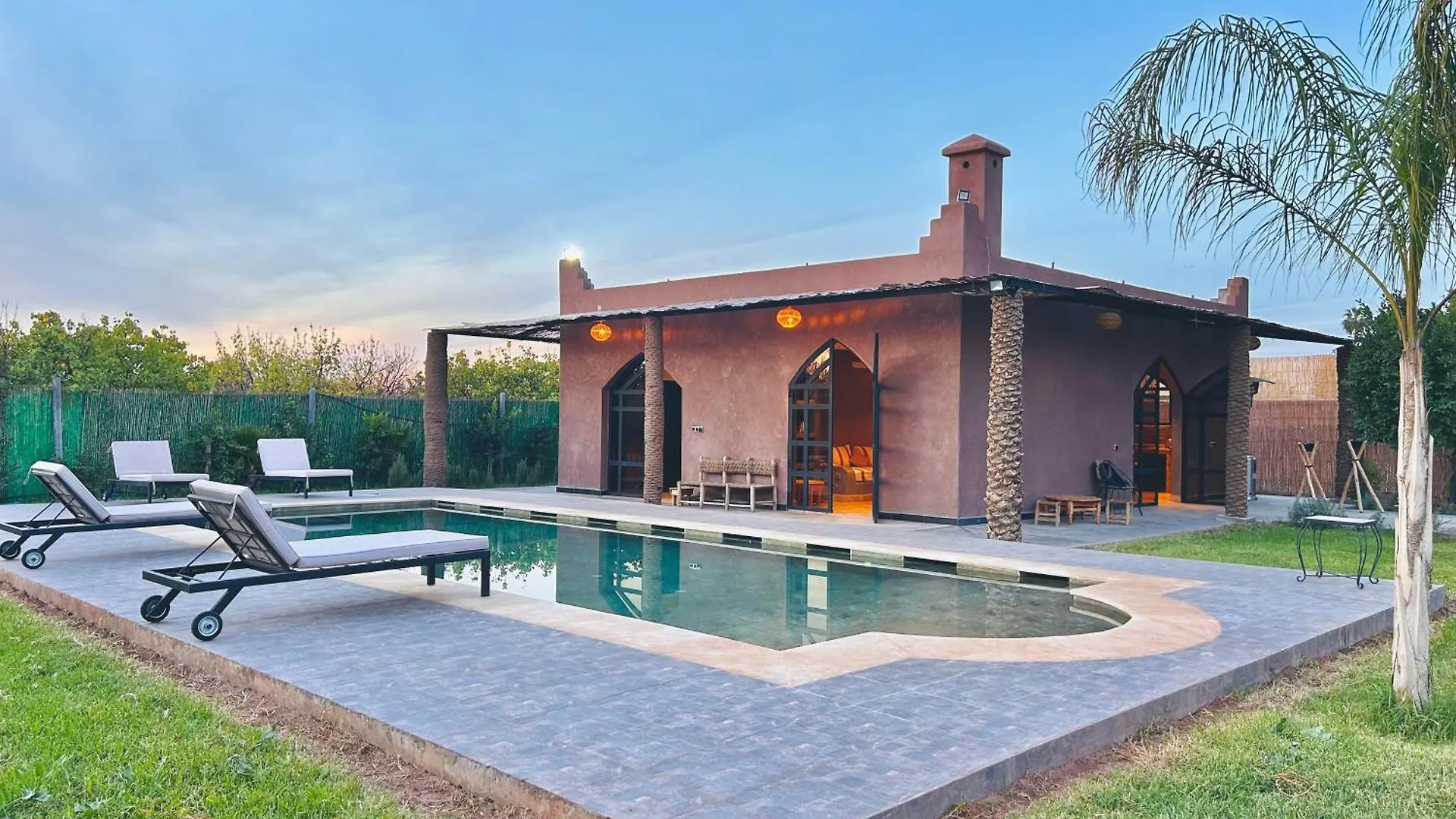 Villa Piscine Privee Sans Vis A Vis , Vue Superbe , Proche Centre - Fibre Optique Wifi Marrakesh