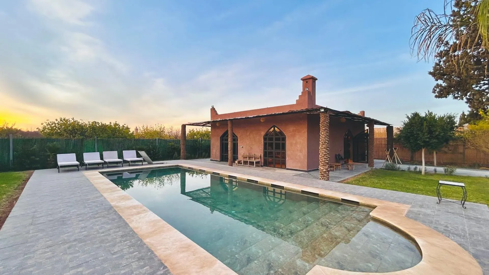 Villa Piscine Privee Sans Vis A Vis , Vue Superbe , Proche Centre - Fibre Optique Wifi Marrakesh