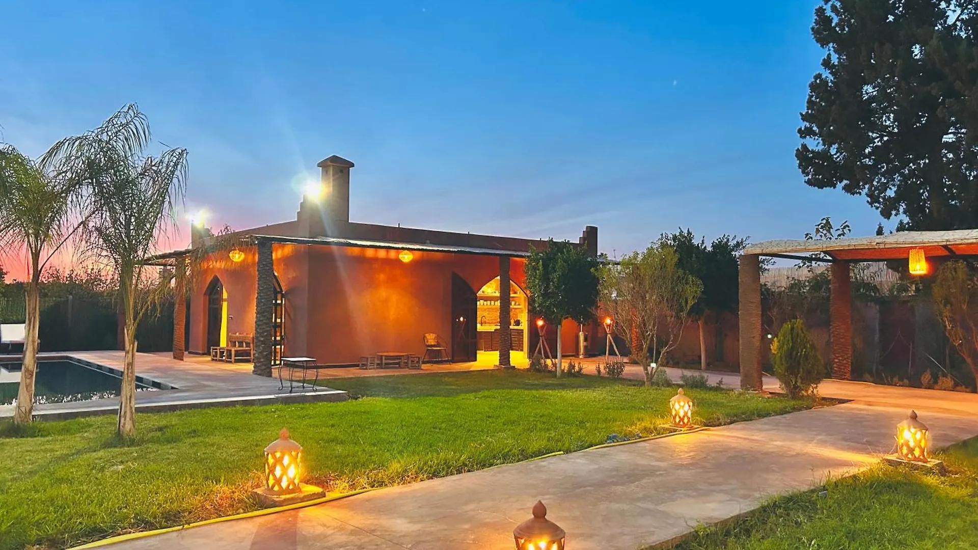 Villa Piscine Privee Sans Vis A Vis , Vue Superbe , Proche Centre - Fibre Optique Wifi Marrakesh